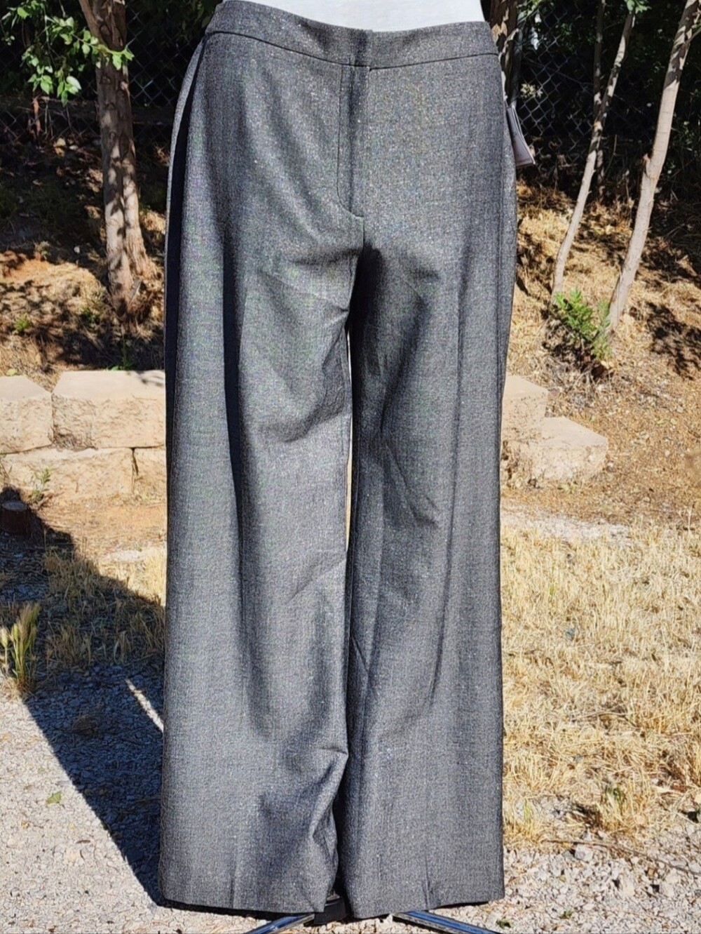 Corpcore Vintage 90s Dark Academia  SPARKLE Wide Leg Pants XL NWT